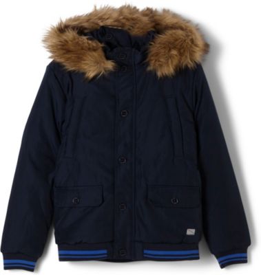 Winterjacke mit abnehmbarem Webpelz Outdoorjacken für Jungen Winterjacke mit Fake Fur Kragen Outdoorjacken, s.Oliver | myToys