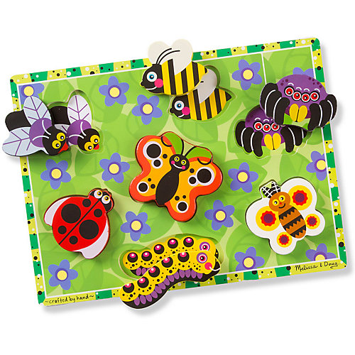 Мои первые пазлы Melissa & Doug "Насекомые", 7 элементов от Melissa & Doug