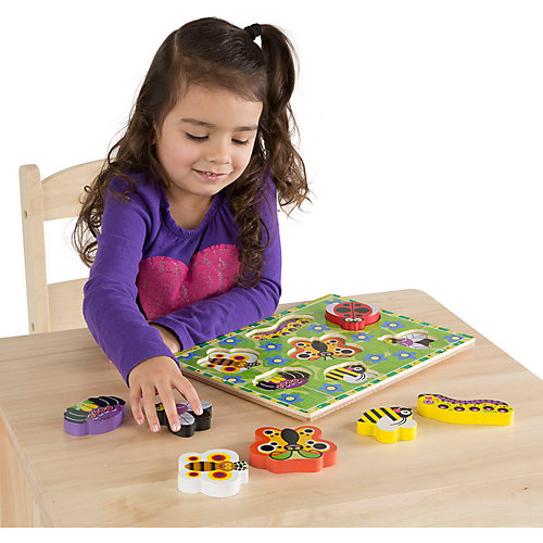 Мои первые пазлы Melissa & Doug "Насекомые", 7 элементов от Melissa & Doug