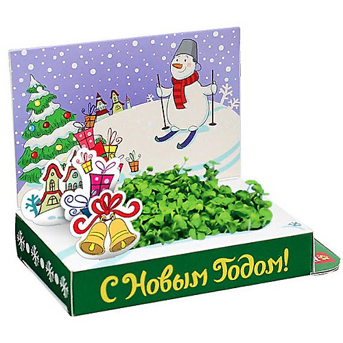 Набор для выращивания Happy Plant Снеговик "Удачи в Новом году" от Happy Plant