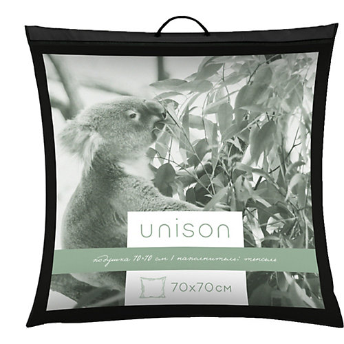 Подушка Unison Tencel 70х70 средняя - белый