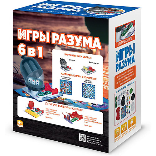 Электронный конструктор ND Play Игры разума, 6 в 1 от ND Play