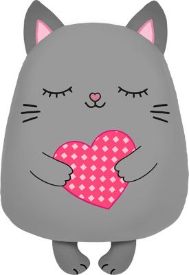 Игрушка-подушка Maxitoys "Сплюшка Котик", 30 см