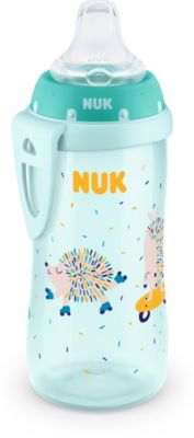 NUK Active Cup Rosa Soft-Trinktülle aus Silikon,300ml,auslaufsicher,ab12 Monaten 