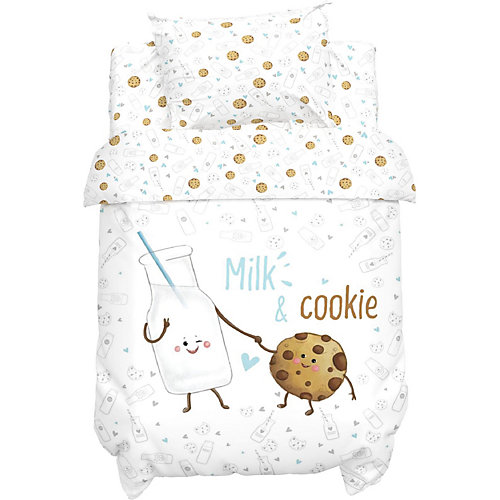 Комплект постельного белья Крошка Я Milk&Cookie - белый от Крошка Я (16922419) купить за 1406 руб. в интернет-магазине myToys.ru!
