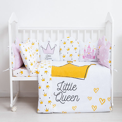 Набор бортиков Крошка Я Little queen - розовый от Крошка Я
