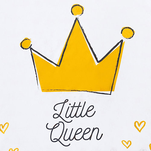 Комплект постельного белья Этель Little queen, 1.5 спальный - розовый