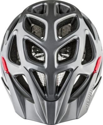 alpina mythos helm fahrrad schwarz rot
