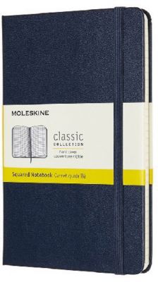 Image of Moleskine Notizbuch Medium Kariert Saphir