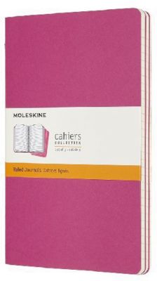 Image of Moleskine Cahier Large/A5 3er Set Liniert Kinetisches Pink