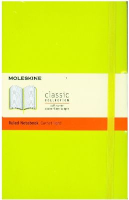 Image of Moleskine classic, Notizbuch Large/A5 Liniert, Limetten Grün