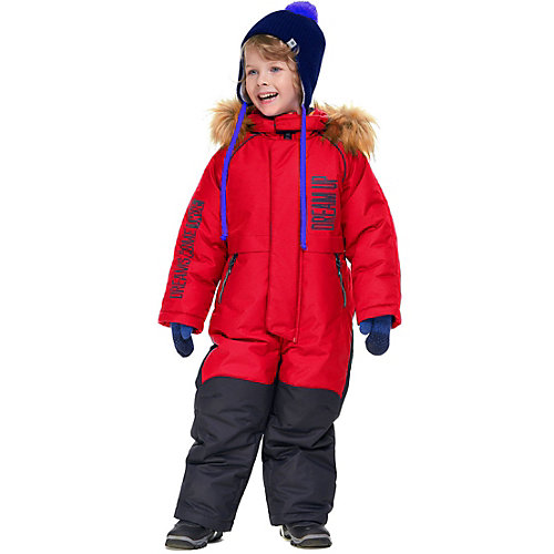 Утеплённый комбинезон Nikastyle - красный от Nikastyle