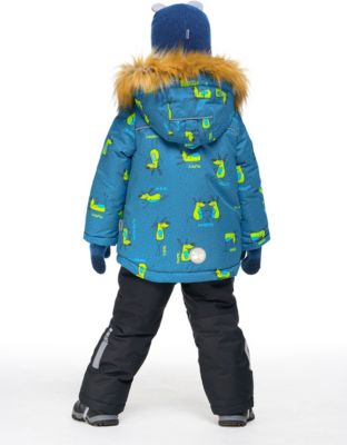 Комплект Nikastyle: куртка и полукомбинезон - джинсовый