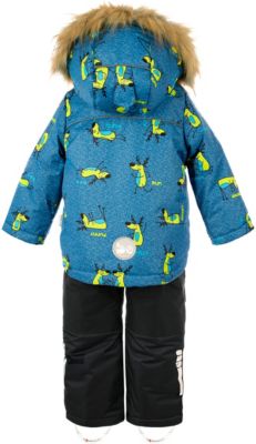 Комплект Nikastyle: куртка и полукомбинезон - джинсовый