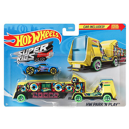 Набор машинок Hot Wheels HW Park 'N Play, 2 шт от Mattel
