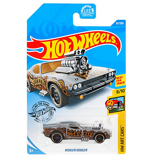 Базовая машинка Hot Wheels Rodger Dodger от Mattel
