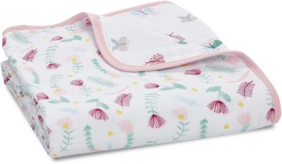 Одеяло из муслина Aden Anais Floral fauna 112х112 см