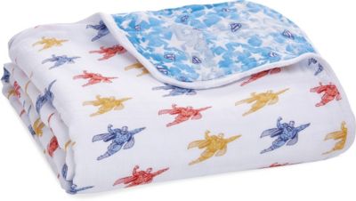 Муслиновое одеяло Aden Anais Superman 112х112 см