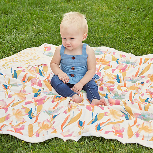Одеяло из бамбука Aden Anais Marine gardens 120х120 см от aden+anais