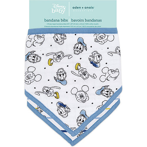Нагрудный фартук Aden Anais Mickey, 2 шт от aden+anais