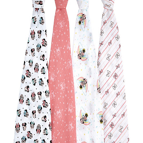 Набор из муслиновых пеленок Aden Anais Minnie 112х112 см, 4 шт от aden+anais