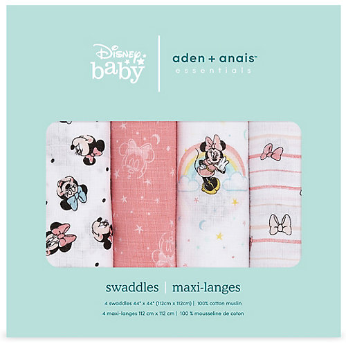 Набор из муслиновых пеленок Aden Anais Minnie 112х112 см, 4 шт от aden+anais