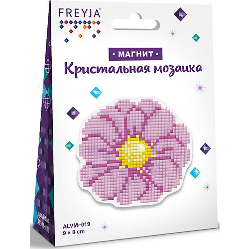 Алмазная мозаика-магнит Фрея "Цветочек", 8х9 см от Фрея