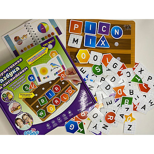 Игра настольная Pic'nMix Интерактивная Азбука, на английском от Pic'nMix
