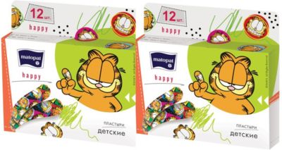 Пластырь Bella Matopat Happy, 2х12 шт
