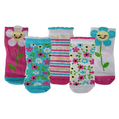 Baby Socken, 5er Pack - Strumpf, Motive, 1-2 Jahre, One Size Socken für Kinder
