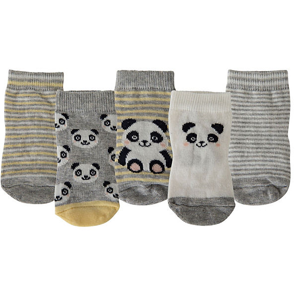Baby Socken, 5er Pack - Strumpf, Tiermotive, 0-1 Jahre, One Size Socken für Kinder