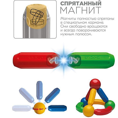 Конструктор Stick-O "Большая стройка", 2 набора от Stick-O
