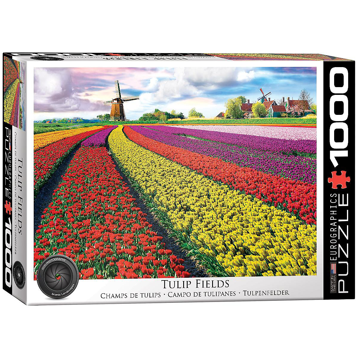 Eurographics Puzzle 1000 Teile-Tulpenfelder in Holland