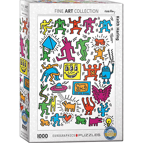 Puzzle 1000 Teile-Kollage von Keith Haring