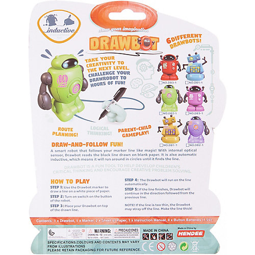 Индуктивный робот Junfa Toys Drawbot от Junfa Toys
