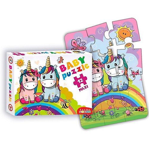 Развивающая игра Baby Puzzle Радужные единороги от Дрофа-Медиа