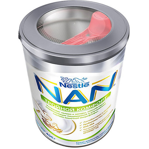 Молочная смесь Nestle NAN тройной комфорт, с 0 мес, 400 г от Nestle
