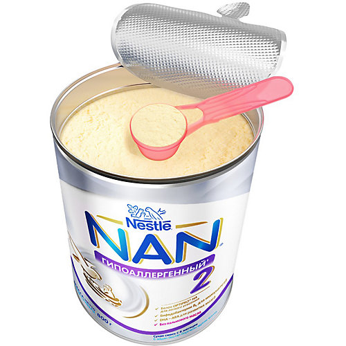 Молочная смесь Nestle NAN гипоаллергенный 2, с 6 мес, 800 г от Nestle