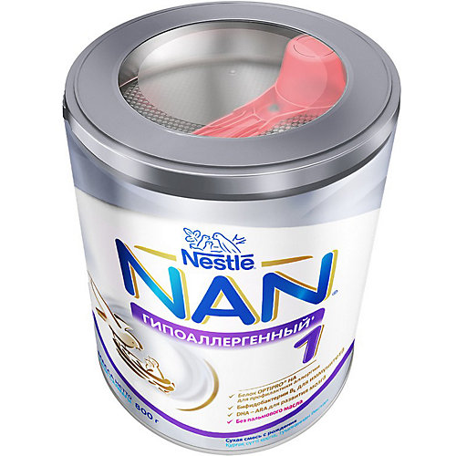 Молочная смесь Nestle NAN гипоаллергенный 1, с 0 мес, 800 г от Nestle