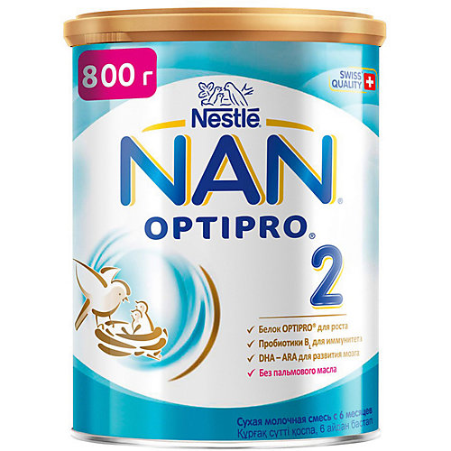 Молочная смесь Nestle NAN Optipro 2, с 6 мес, 800 г от Nestle
