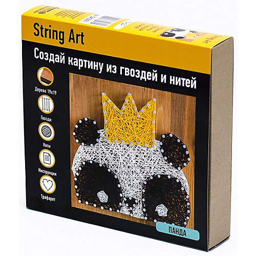 Набор для творчества String Art Lab Панда от String Art Lab