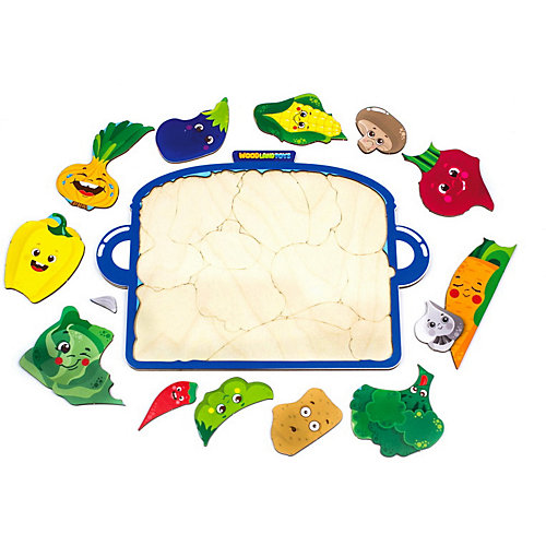 Пазл WoodLand Toys Кастрюля с овощами от Woodland