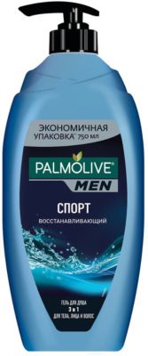 Гель для душа Palmolive For Men спорт 3 в 1, 750 мл
