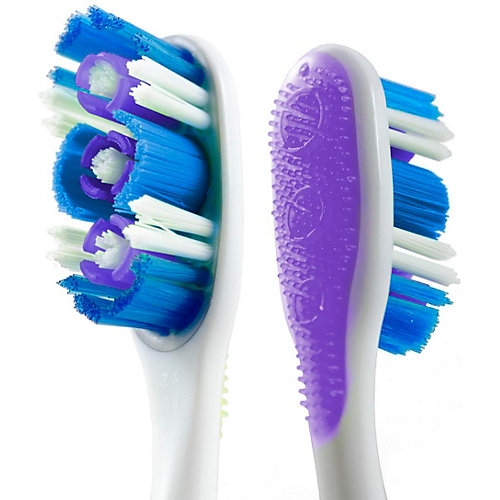 Зубная щетка Colgate 360 суперчистота средняя жёсткость, 2 шт