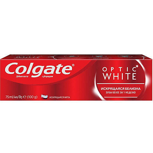 Зубная паста Colgate Optic White, 75 мл