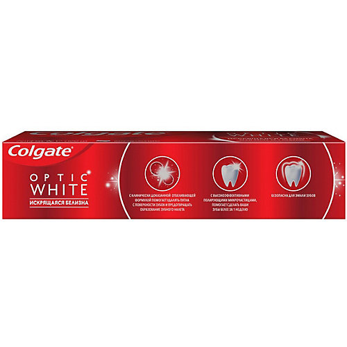 Зубная паста Colgate Optic White, 75 мл