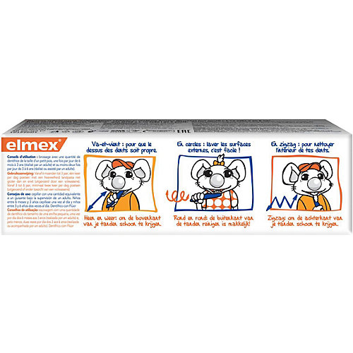Зубная паста Elmex Children's детская, 0-6 лет, 50 мл