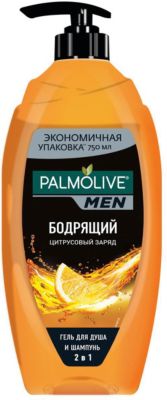 Гель для душа Palmolive For Men цитрусовый заряд бодрящий, 750 мл