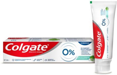 Зубная паста Colgate Zero мягкое очищение, 130 г
