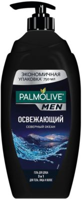 Гель для душа Palmolive For Men Ледяная Арктика 3 в 1 Северный Океан, 750 мл